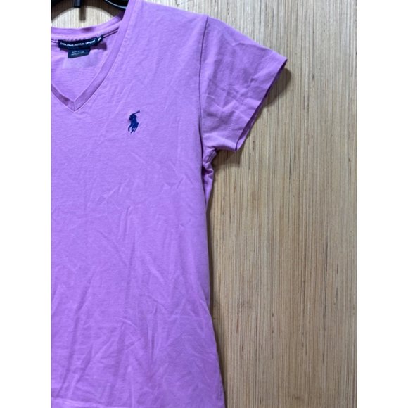 Ralph Lauren Sport - Women's Short Sleeve T-Shirt - Pink - Extra Small - Picture 10 of 12